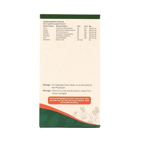 Sitaram Ayurveda Shaddaranam Capsules
